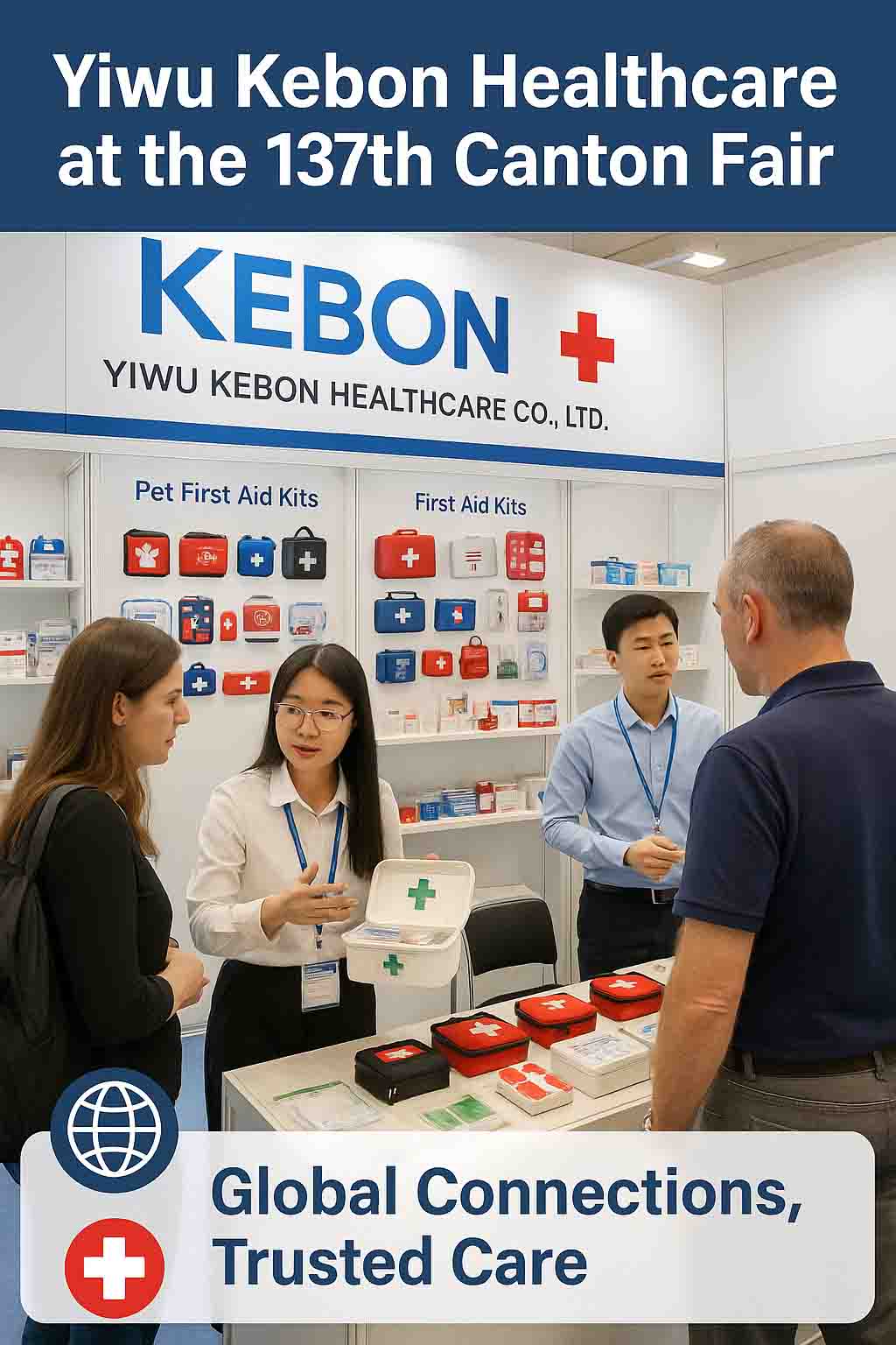 Yiwu Kebon chăm sóc sức khỏe tỏa sáng tại Hội chợ Canton lần thứ 137, Mở rộng Toàn cầu Eyes trong phiên mùa thu