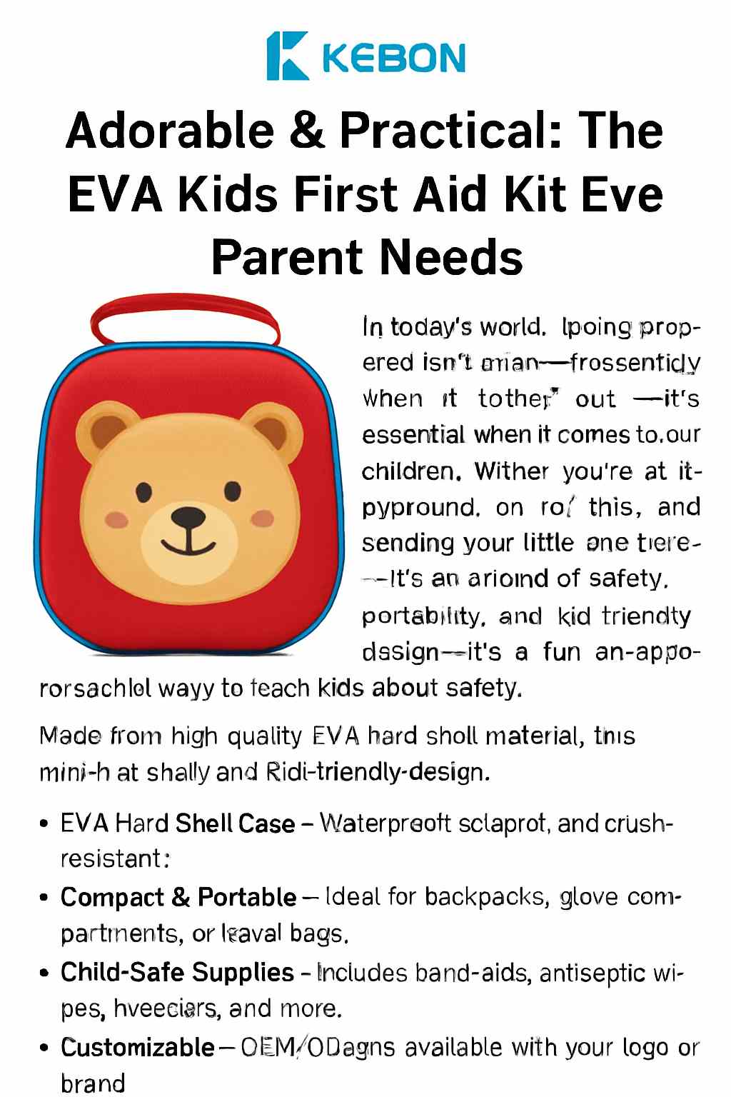 Đáng yêu & thực tế: Bộ sơ cứu Eva Kids mà mọi phụ huynh cần