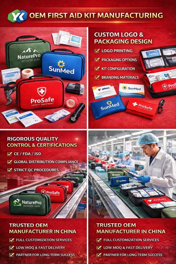 Bộ sơ cứu OEM: Hướng dẫn đầy đủ dành cho nhà nhập khẩu và nhà phân phối vào năm 2026